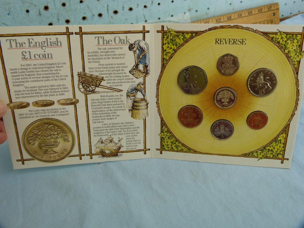 3 Coin sets of Great Britain