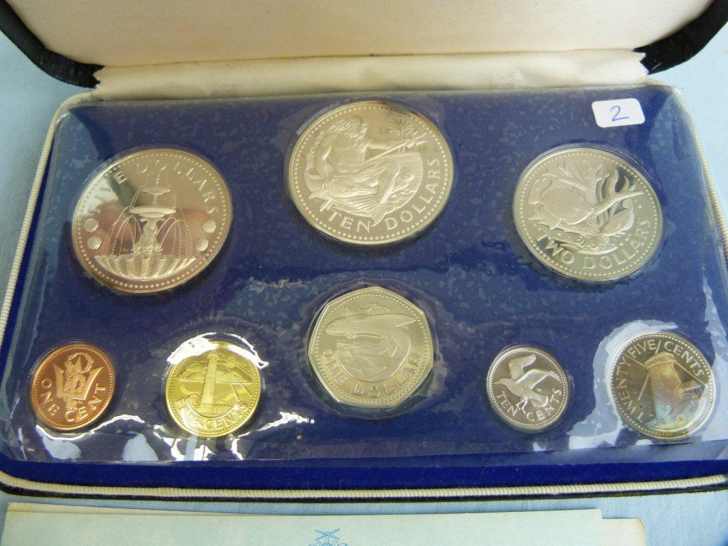 1973 Barbados proof set