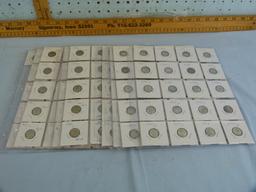 US Roosevelt Dimes: 1946-1999, 162 coins total