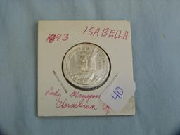 1893 Isabella Comm. Quarter, AU