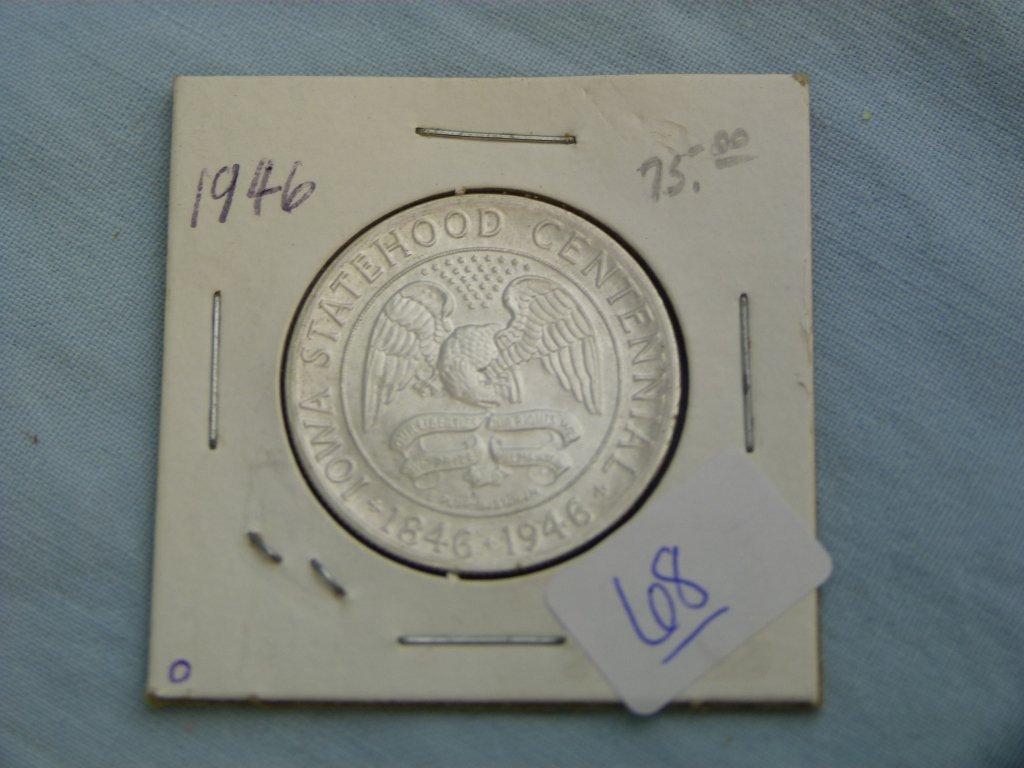 1946 Iowa US Comm. Half Dollar, MS64