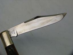 Winchester USA 3995 '91 knife, NIB, jig bone handle