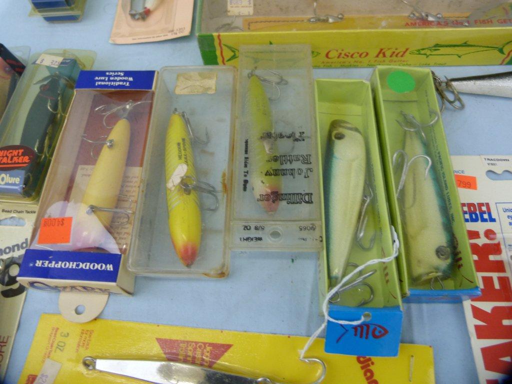 Stainless box with 23 salt water lures