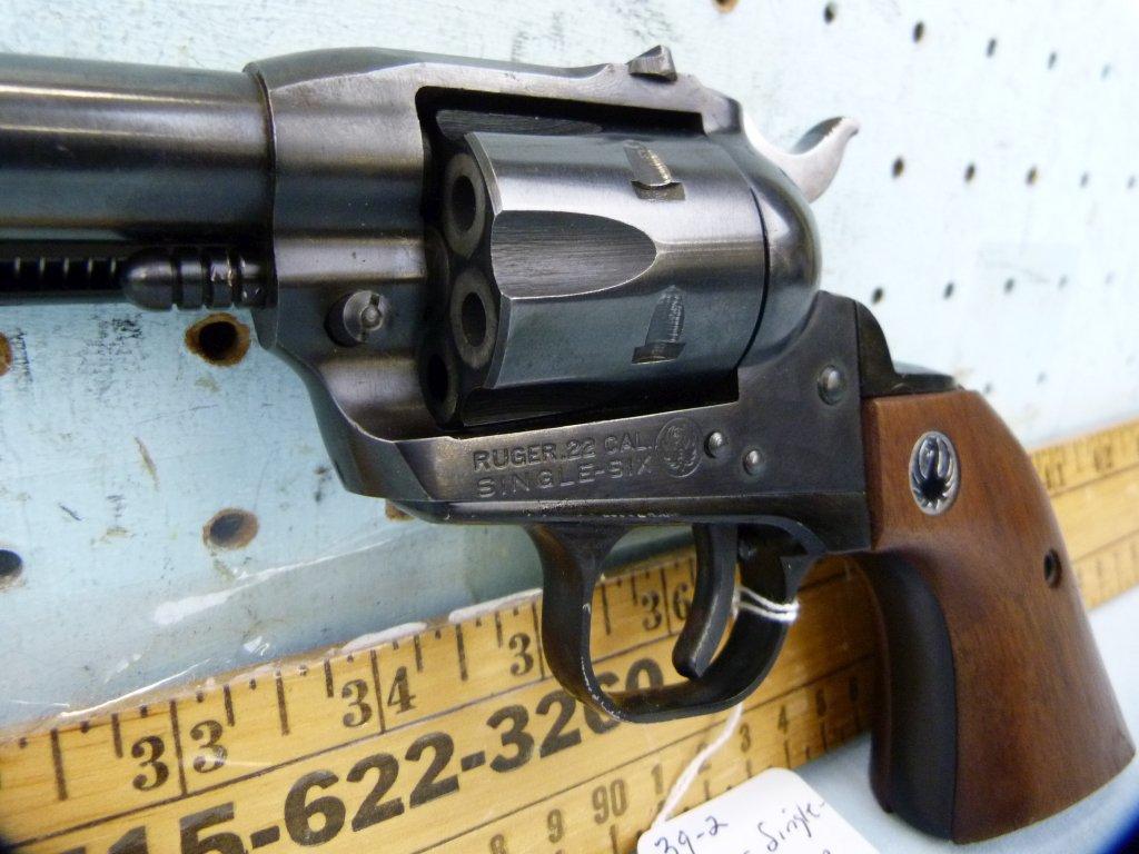 Ruger Single-Six Revolver, 3 screw, .22 LR, SN: 812323