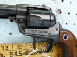 Ruger Single-Six Revolver, 3 screw, .22 cal, SN: 475254