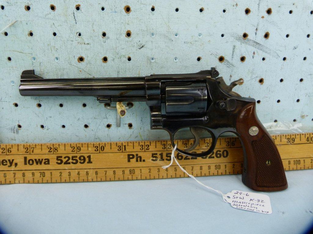 Smith & Wesson K-32 Masterpiece Revolver, SN: K825106