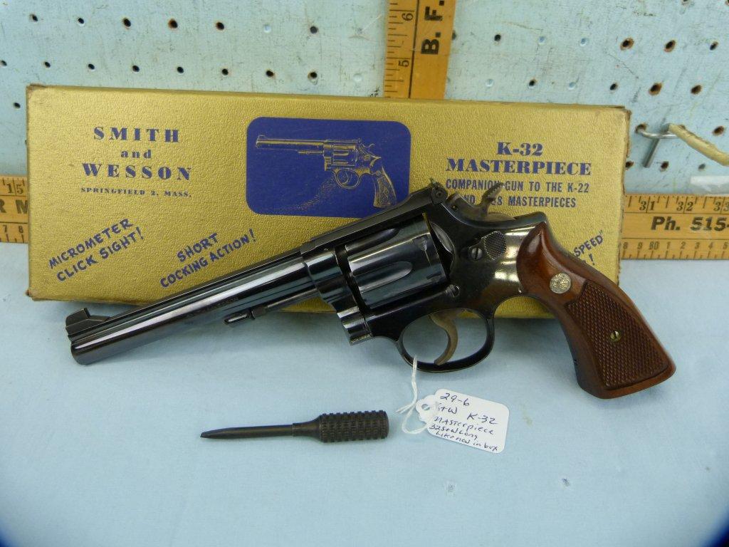 Smith & Wesson K-32 Masterpiece Revolver, SN: K825106