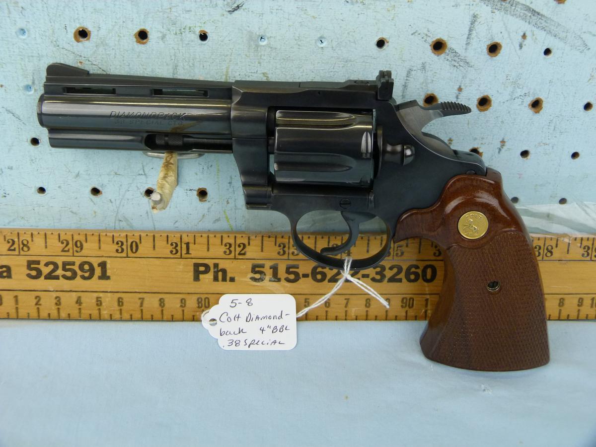 Colt Diamondback Revolver, .38 Special, SN: D31767