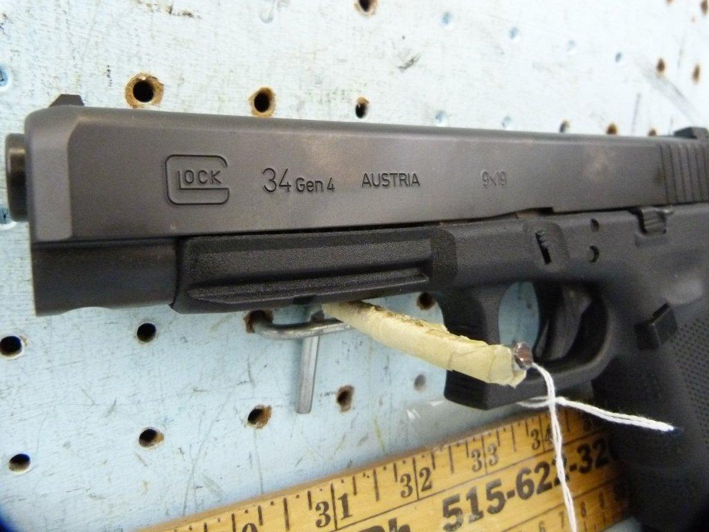 Glock 34 Gen 4 SA Pistol, 9x19 (9 mm), SN: WRY668