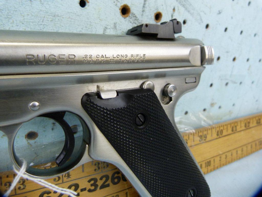 Ruger Mark II Target Pistol, .22 LR, SN: 217-46590