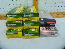 Ammo: 8 boxes/20, .30-30 Win, 8x$