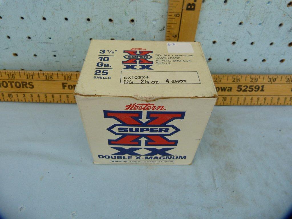 Ammo: box/25 Western Super X 10 Ga Dbl X Magnum, 3-1/2"