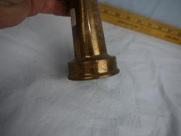 Brass Powhatan B&I Works, Ranson W. VA. Nozzle, 10-3/16" Tall