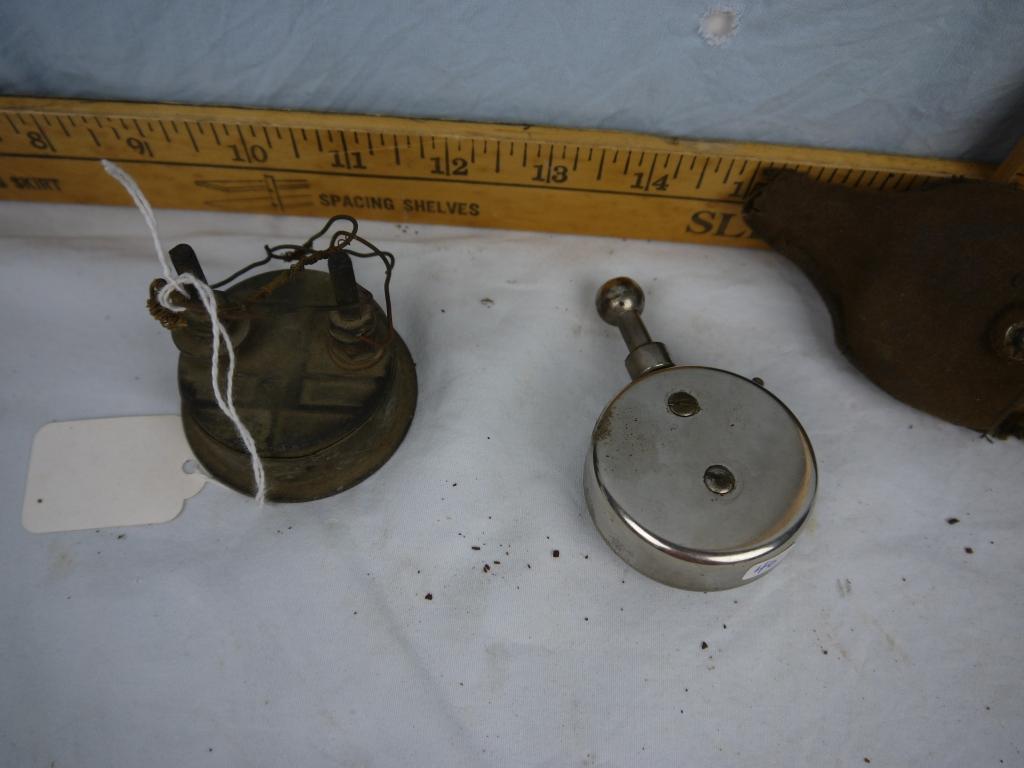 (2) testers:  U.S. Gauge for tires (with leather case) & Roller Smith for battery