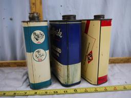 (3) Outboard Motor Oil quart cans