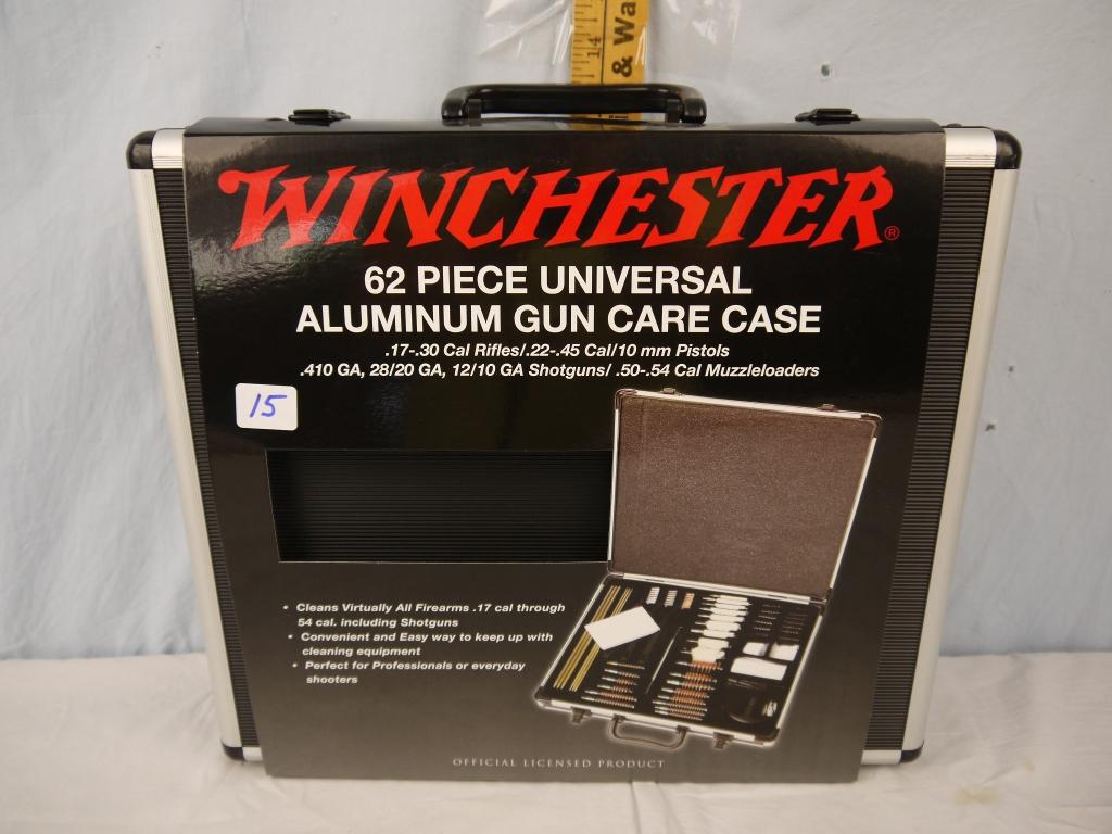 Winchester 62 piece universal aluminum gun care case - NIB