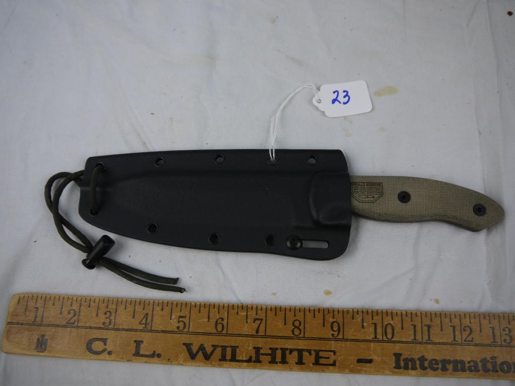 Randall's Adventure ESEE-CM6 Rowen  sheath knife - USA, like new