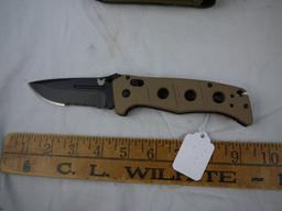 Benchmade ADAMAS D2 folding knife with sheath - NIB