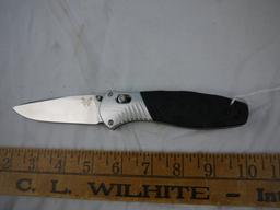 Benchmade BARRAGE M390 folding knife with sheath - NIB