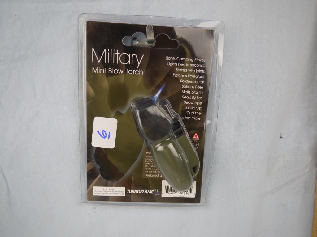Turboflame Military Mini Blow Torch - NIB