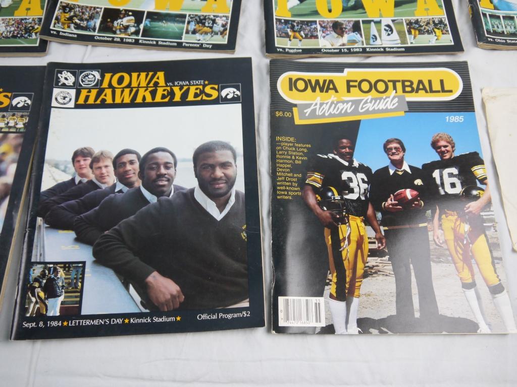 10 Iowa Football  programs, etc