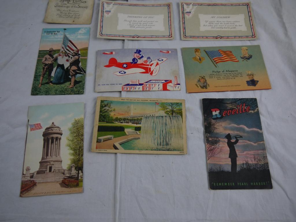 10 patriotic postcards