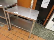 20X30 STAINLESS STEEL TABLE