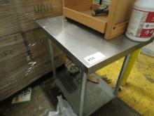 24X30 STAINLESS STEEL TABLE