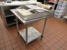 30X30 STAINLESS STEEL TABLE