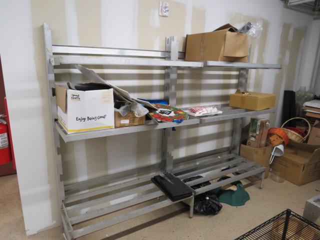 ALUMINUM COOLER SHELVING - SOLD BY THE OPENING