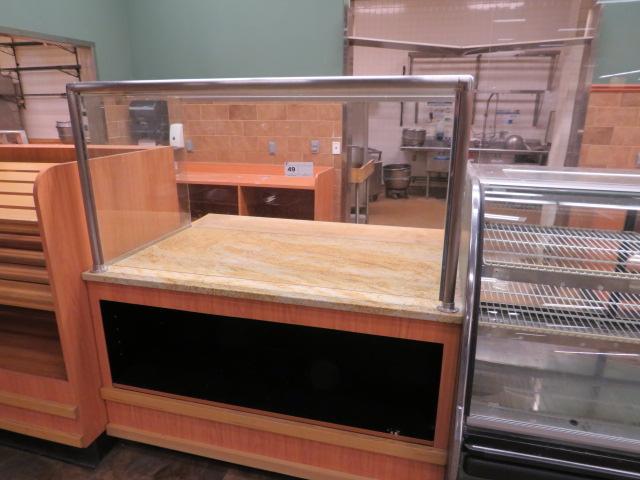 5FT BAKERY CAKE DECORATING CASE WITH GLASS