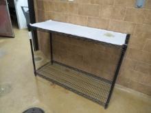 18X48 BLACK STORAGE RACK