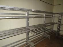 ALUMINUM COOLER SHELVING - SOLD BY THE OPENING