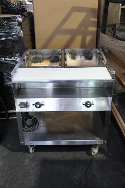 31IN. ELECTRIC 2-WELL HOT FOOD STEAM TABLE