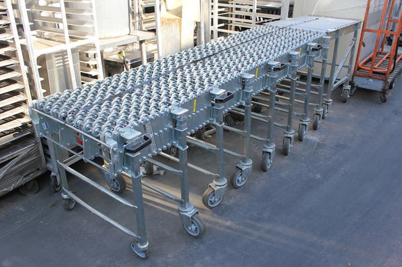 FMH NESTAFLEX 376 ROLLER CART EXPANDING CONVEYOR