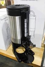 NEW GRINDMASTER 1.5 GALLON THERMAL CONTAINER SERVER ON STAND