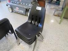 BLACK PLASTIC CHAIRS