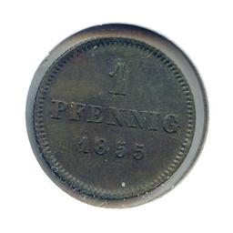 Germany/Bavaria 1855 1 pfennig UNC