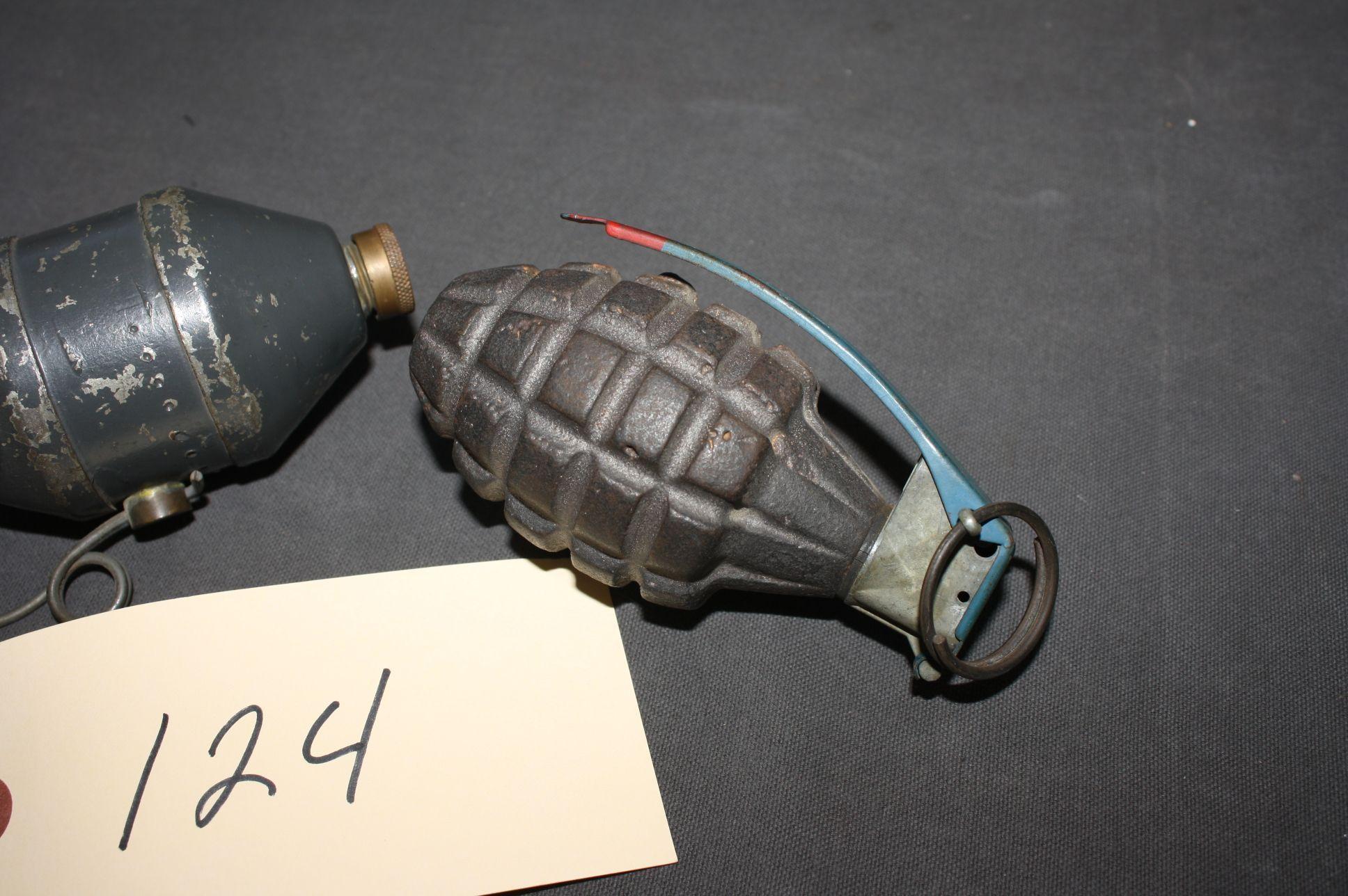 WW II & VIETNAM WAR ERA HAND GRENADES