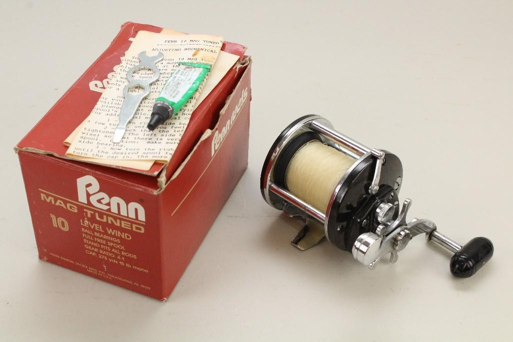 1 PENN LEVEL WIND 10 REEL W/BOX.