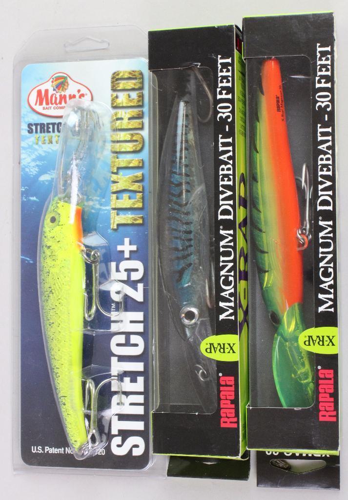 13 VARIOUS FRESH AND SALTWATER LURES