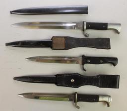 Grouping of German WWII Dress Bayonets