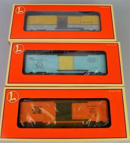 Lionel Box Car Grouping