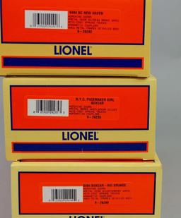 Lionel Box Car Grouping