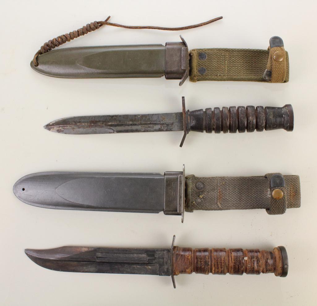 US Navy Mark II Knife and US M3 Fighting/Trench Knife