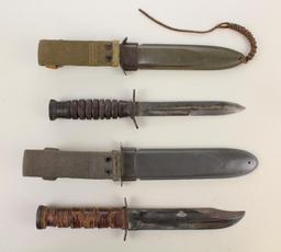 US Navy Mark II Knife and US M3 Fighting/Trench Knife