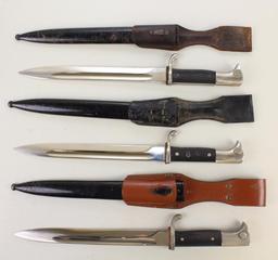 Grouping of German WWII K98 Dress Bayonets