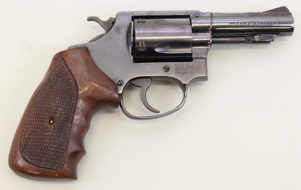 Smith & Wesson Model 36 double action revolver.