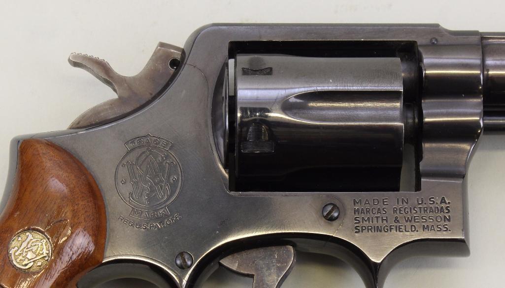 Smith & Wesson Model 10 double action revolver.