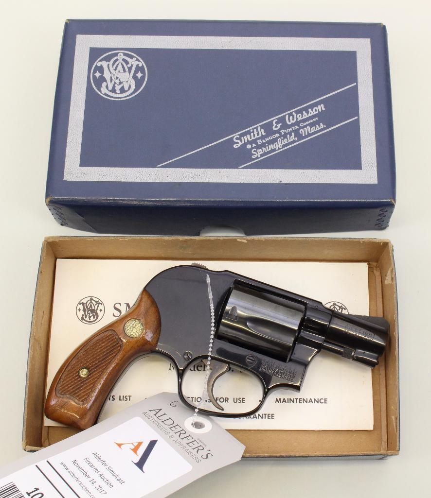 Smith & Wesson Model 38 Bodyguard Airweight double action revolver.